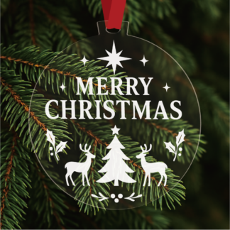 (크리스마스) 크리스마스 트리 장식 오너먼트 8cm 8종